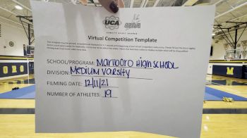 Marlboro High School [Medium Varsity Division I] 2021 UCA December Virtual Regional