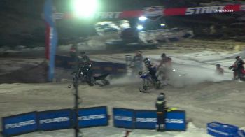 Highlights: ERX Snocross National | Snow Bike Moto 2 Saturday