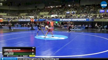 125 lbs Prelim Round 1 - Jake Craig, Southern Maine vs Christian Guzman, North Central