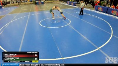 Max Denson&nbsp;over&nbsp;Colbyn Peters