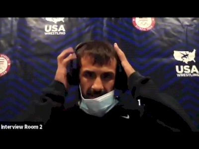 Joe Colon (57 kg) after quarterfinal win at 2021 Olympic Trials
