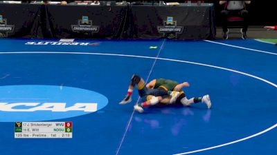 125 lb R32 Jett Strickenberger, West Virginia vs Ezekiel Witt, NDSU