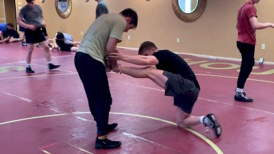 Rocco Welsh & Dylan Evans Drill Before Pittsburgh Wrestling Classic