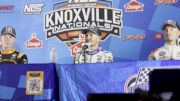 Knoxville Nats Thursday Podium: Kyle Larson, Logan Schuchart, Spencer Bayston