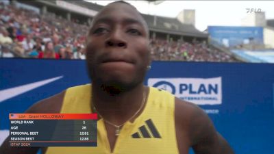 Grant Holloway Wins 110m Hurdles in Berlin