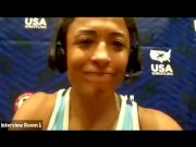 Victoria Anthony (50 kg) after winning challenge tournament at 2021 Olympic Trials