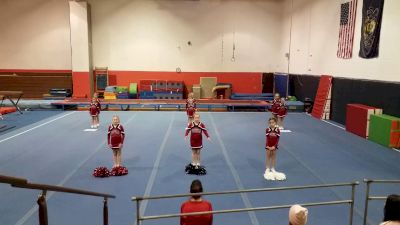 Devil Cheerleading - Mini Red Devils [L1 Traditional Recreation - 8 and Younger (AFF)] 2022 Varsity All Star Virtual Competition Series: Winter I