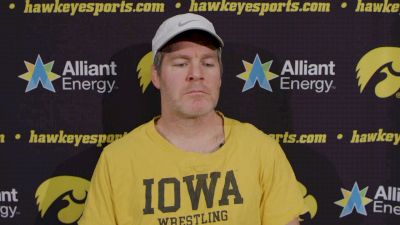 Tom Brands Leading Up To Penn State Dual