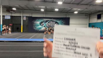 Cheer Extreme - Chicago - Blackout [L5 Senior Open] 2021 Varsity All Star Winter Virtual Competition Series: Event V