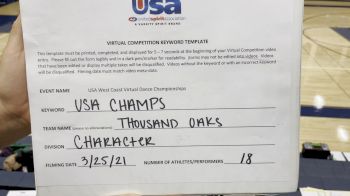 Thousand Oaks High School [Character Dance Varsity] 2021 USA Virtual West Coast Dance Championships