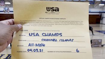 Channel Islands High School [All Male Dance Varsity] 2021 USA Virtual West Coast Dance Championships
