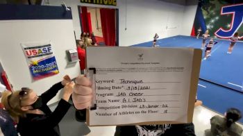 Jag Cheer Training Center - G.I. JAG's [L3 Junior - D2 - Small - B] 2021 Varsity All Star Winter Virtual Competition Series: Event IV