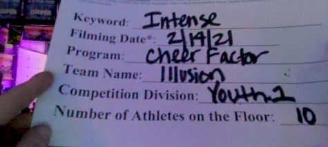 Cheer Factor - Illusion [L1 Youth - Small] 2021 Coastal at the Capitol Virtual National Championship