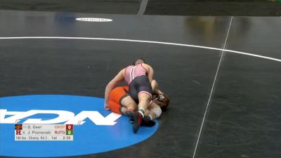 184 R16, John Poznanski, Rutgers vs Dakota Geer, Oklahoma State