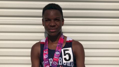 Kendall Phillips places third in 15-16 B Steeple