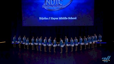 Edythe J Hayes Middle School [2019 Junior High Pom Semis] UDA National Dance Team Championship