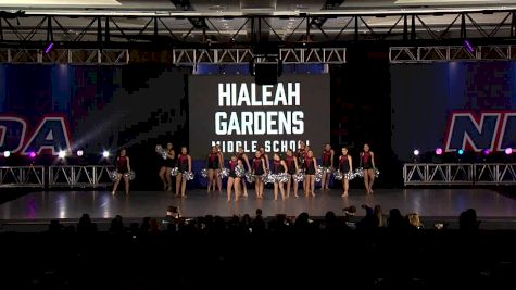 Hialeah Gardens Middle School Jaguar Dancers [2020 Junior High Pom Prelims] 2020 NDA High School Nationals