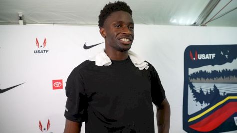 Bryce Deadmon Talks After Having The Fastest Qualifying Time