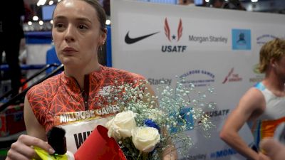 Roisin Willis Reacts After Winning the 600m | 2026 Millrose Games