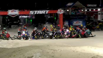 Highlights: Seneca Allegany Snocross National 2025 | Pro Race 2/3 Saturday