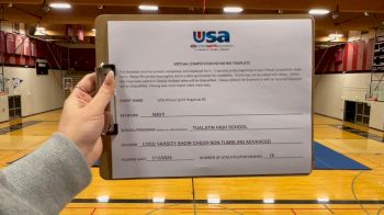 Tualatin High School [Coed Varsity Show Cheer Non Tumbling Advanced] 2024 USA Virtual Spirit Regional II