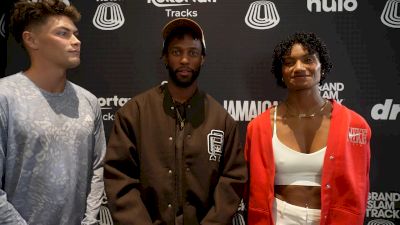 Trey Cunningham, Anna Cockrell and Freddie Crittenden Advocates for 100mH/400mH Double