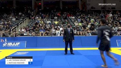 JAY JAY THOMAS WILSON vs JOSE MATHIAS MACEDO DE LIRA LUNA 2021 World IBJJF Jiu-Jitsu No-Gi Championship