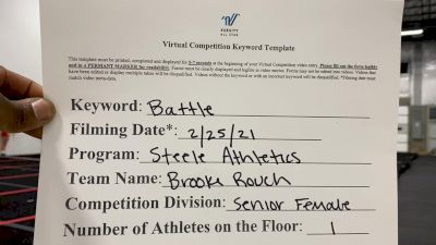 Steele Athletics - Brooke_Rouch - Prelims [Senior Female] 2021 Battle In The Arena