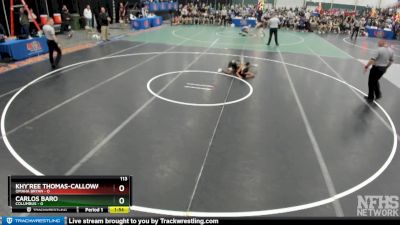 Khy`ree Thomas-Calloway &nbsp;over&nbsp;Carlos Baro