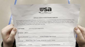 Juneau Douglas High School [Coed Varsity Show Cheer Non Tumbling Advanced] 2024 USA Virtual Spirit Regional II