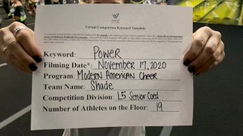 Modern American Cheer - Shade [L5 Senior Coed - D2] Varsity All Star Virtual Competition Series: Event V