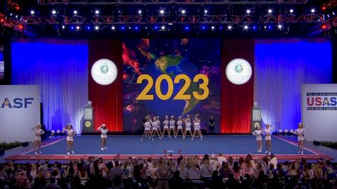 ICE - Lady Lightning [2023 L6 Senior Small Semis] 2023 The Cheerleading Worlds