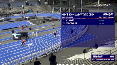 Vincent Crisp and Charles Jones Run World Top Five 600m