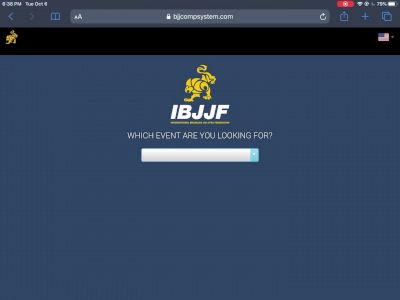 How To Find Brackets for IBJJF Events