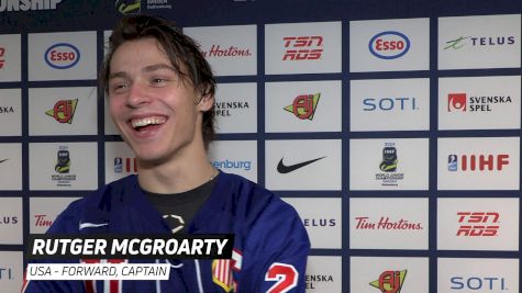 Rutger McGroarty And Team USA Are Looking Forward To Playing Sweden For World Juniors Gold