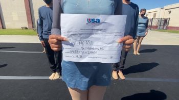 Bell Gardens High School [Military Varsity - Large] 2021 USA Spirit & Dance Virtual National Championships