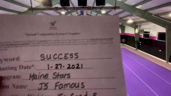 Maine Stars - J5 [L5 Junior - D2] 2021 Athletic Championships: Virtual DI & DII