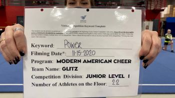 Modern American Cheer - Glitz [L1 Junior - D2 - Small] Varsity All Star Virtual Competition Series: Event V