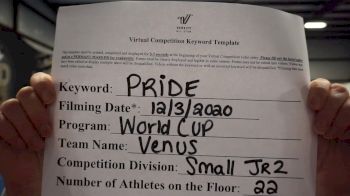 World Cup - Venus [L2 Junior - Small] 2020 WSF All Star Cheer & Dance Virtual Championship