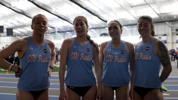 CSU-Pueblo Women after Meet Record DMR