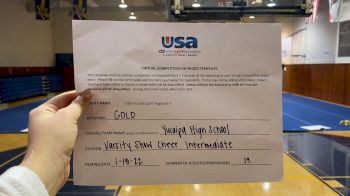 Yucaipa High School [Varsity Show Cheer Intermediate] 2022 USA Virtual Spirit Regional II