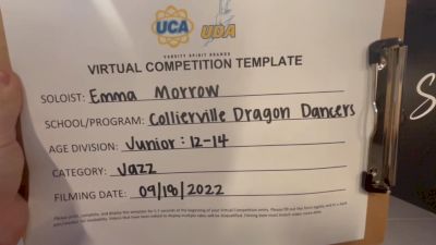 Collierville Dragon Dancers - Emma Morrow [Junior Solo - Jazz] 2022 UDA Virtual Solo Showdown