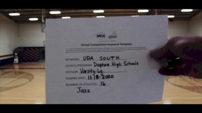 Daphne High School [Varsity - Jazz] 2020 UDA South Virtual Dance Challenge