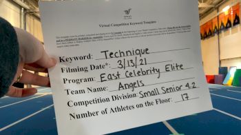 East Celebrity Elite - Angels [L4.2 Senior] 2021 Varsity All Star Winter Virtual Competition Series: Event IV