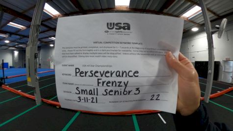 Cheerforce San Diego - Frenzy [L3 Senior] 2021 USA All Star Virtual Championships