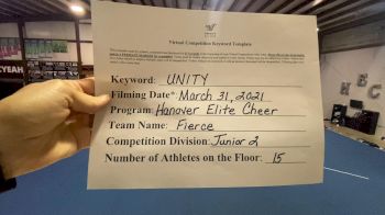 Hanover Elite - Fierce [L2 Junior - D2 - Small] 2021 Mid Atlantic Virtual Championship