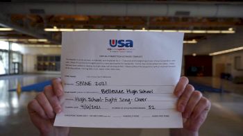 Bellevue High School [High School - Fight Song - Cheer] 2021 USA Spirit & Dance Virtual National Championships