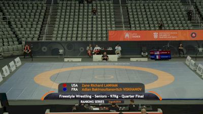 97 kg Quarter Final - Zane Lanham, USA vs Adlan Viskhanov, FRA