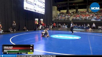 133 lbs Prelim Round 1 - Reece Barnhardt, UMary vs Oran Huff, Colorado Mesa