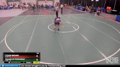 Tyson Brown&nbsp;&nbsp;over&nbsp;Franklin Musungay